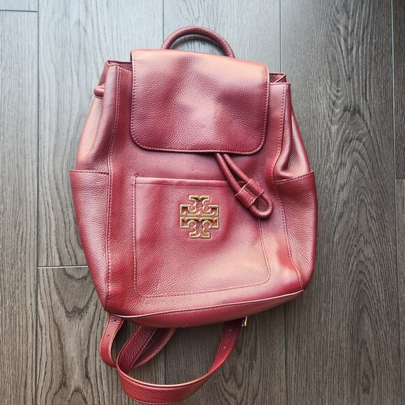 Tory Burch Britten Backpack Handbag Bag - Picture 1 of 8